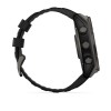 Garmin Fenix 8 kello - 51 mm, aurinko, safiiri, titaani, hiilenharmaa DLC mustalla/kiviharmaalla hihnalla