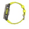 Fenix 8 Garmin kello - 51 mm, aurinko, safiiri, titaani, titaani keltaisella/grafiittihihnalla