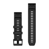 Garmin QuickFit 22 Fenix 8 rannekoru - silikoni, musta