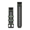 Garmin QuickFit 22 Fenix 8 Band - silikoni, salviavihreä/grafiitti