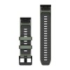 Garmin QuickFit 26 Fenix 8 Band - silikoni, salviavihreä/grafiitti