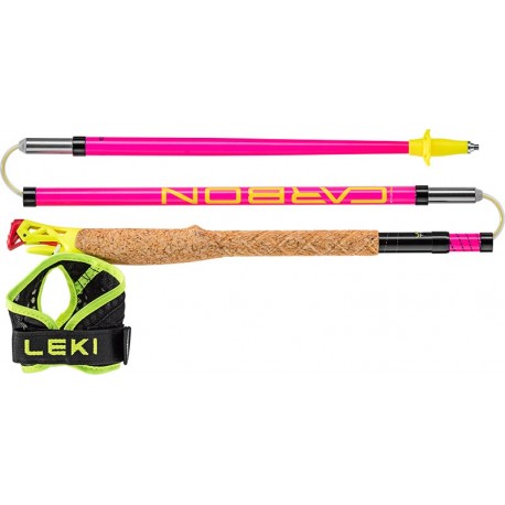 Ultrail Stick FX One Leki för ultra -trail -lopp i tävling - rosa