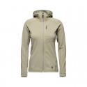 Sudadera con capucha polar Top Coefficient para mulleres Black Diamond