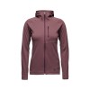 High Woman Coeficiente Fleece Hoody Black Diamond - Fig