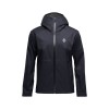 Veste Running Stormline Stretch Rain Shell Black Diamond - Črna