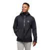 Veste Running Stormline Stretch Rain Shell Black Diamond - Črna