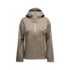 Stormline Stretch Rain Shell Black Diamond - Walnut woman jacket