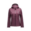 Stormline stretch rain shell black diamond woman jacket - fig
