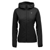 Veste Femme Alpine Start izolirano kapuco Črni diamant - črna