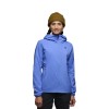 Veste Femme Alpine Start izolirano kapuco Črni diamant - čisto modra
