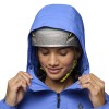 Veste Femme Alpine Start izolirano kapuco Črni diamant - čisto modra
