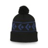 Bonnet Pom Beanie Black Diamond - Black