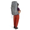 Ariel 65 Osprey - mochila cinza médio