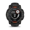 Instinct Watch 3 Solar Garmin - 45 mm - Musta mustalla rannekorulla