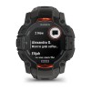 Instinct Watch 3 Solar Garmin - 50 mm - musta harmaalla hiilirannekorulla