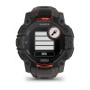 Instinct Watch 3 Solar Garmin - 50 mm - musta harmaalla hiilirannekorulla