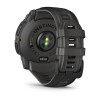 Instinct Watch 3 Solar Garmin - 50 mm - musta harmaalla hiilirannekorulla