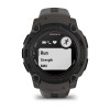 Instinct Watch E Solar Garmin - 40 mm - Musta hiiliharmaalla rannekorulla