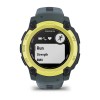 Instinct Watch E Solar Garmin - 40 mm - sitruuna hämärän sinisellä rannekorulla