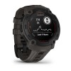 Instinct Watch E Solar Garmin - 45 mm - Musta hiiliharmaalla rannekorulla