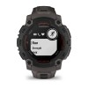 Instinct Watch E Solar Garmin - 45 mm - Musta hiiliharmaalla rannekorulla