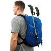 Borsa da trekking Hikelite 18 Osprey - cinghie di compressione e attacchi per bastoncini