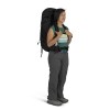 Backpack Fast -Hiking Tempest 44 Osprey - Black/Coal Gray