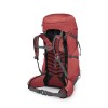 Backpack Fast -Hiking Tempest 44 Osprey - Red Pampas/Coal Gray