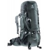 Deuter Aircontact 45+10 vandringsväska - Granit/Svart