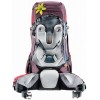 Deuter Aircontact 50+10 SL vandringsväska - Blackberry/Aubergine