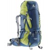 Deuter Aircontact 55+10 fjällvandringsväska - Midnattsblå/Foam
