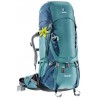 Bolsa de senderismo de larga distancia Deuter Aircontact 60+10 SL - Denim/Azul medianoche