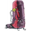 Deuter Aircontact 60+10 SL långvägsryggsäck - Aubergine/hallon