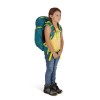 Barnens ryggsäck Jet 28 Osprey - Blue Spikemoss/Lemongrass - Ny design