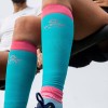 Manchons Booster Elite Evolution BV Sport - Turquoise/Rose