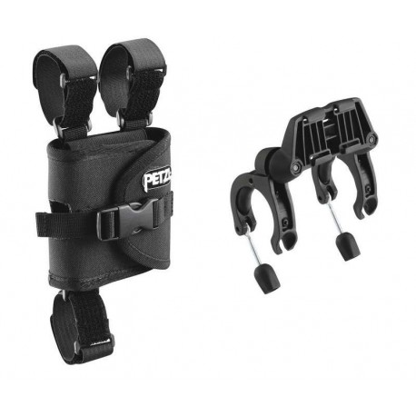 Placas de manillar de bicicleta para Duo frontal Petzl