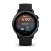 6 Garmin - Harmaa vivoaktiivinen kello mustalla rannekkeella