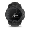 Instinct Watch 3 Solar - Tactical Edition - 50 mm - Musta mustalla rannekorulla