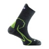 Chaussettes Merino Run Trail Thyo - gris/vert