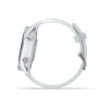 Forerunner 570 Garmin Watch - 42 mm - pilvinen sininen alumiini kehys, valkoinen kotelo, läpikuultava valkoinen rannekoru/sinine