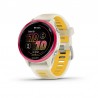 Forerunner 570 Garmin Watch - 42 mm - sivý hliníkový ďalekohľad, čierny puzdro, priesvitný/čierny čierny náramok