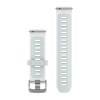Quick Release Garmin -rannekoru - 20 mm - läpikuultava valkoinen silikoni/taivas sininen - 010-11251 -ar