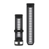 Rannekoru Quick Release Garmin - 22 mm - silikoni noir - 010-11251 -AM
