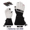 Kvinders skiopvarmningshandsker varmehandske 9.0 Kvinder Lenz - White/Black - RCB 2000