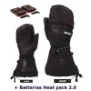 Luva de calor 9.0 Mitten Lenz - Black - Heat Pack 2.0