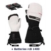 Luva de calor 9,0 Mittens Mulheres Lenz - Branco/Preto - RCB 1400 Mittens