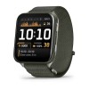 Watch Venu X1 Garmin - Moss green - Gray titanium case - ComfortFit in nylon bracelet