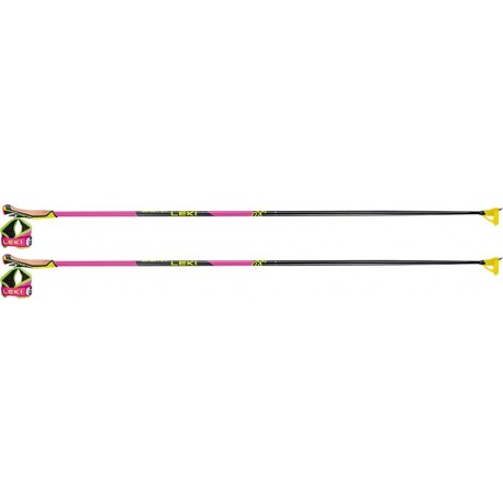 Bâtons ski de fond PRC 750 Leki - Pink