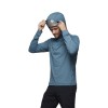 Haut technique randonnée Alpenglow Hoody Black Diamond - Creek Blue