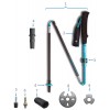 Spare parts sticks distance carbon flz black diamond
